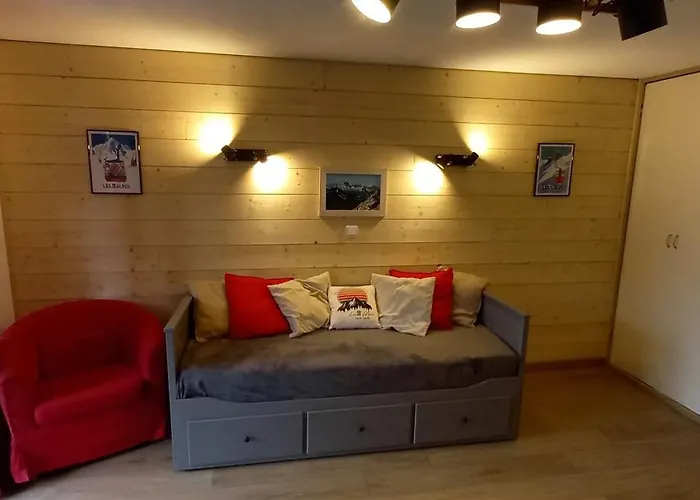 Апартаменты T1 Les 2 Alpes Le Kandahar *